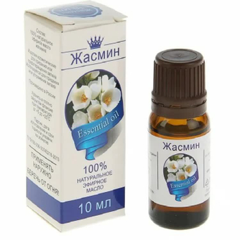 Масло эфирное Жасмин, флакон-капельница, 10 мл