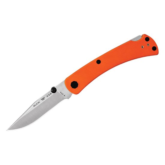 Складной нож BUCK 0110ORS3 Slim Pro TRX Orange c клинком из стали CPM-S30V, рукоять G10