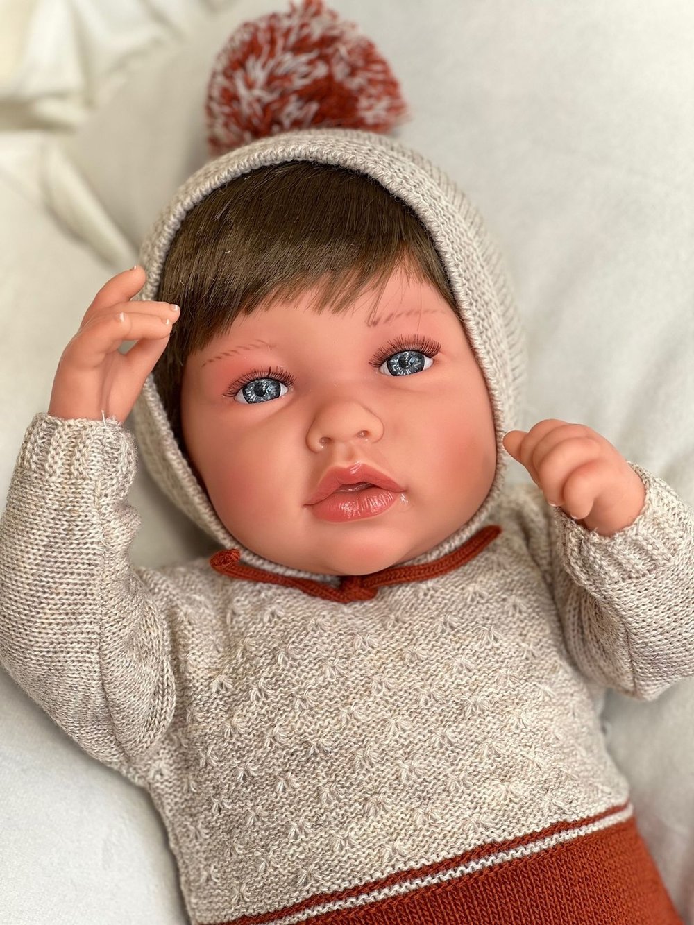 Кукла Реборн Marina and Pau 45cм Luka мягконабивная (M3036)