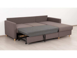 Дилан диван-кровать угловой ТД 421 Сага браун