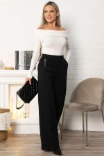 Брюки палаццо Адель (черные) Б14881-8М LT Collection