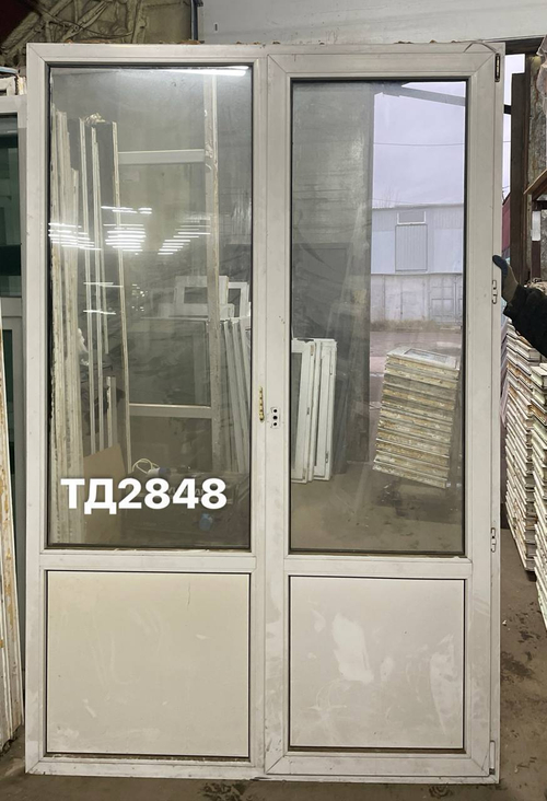 Дверь Пластиковая Б/У 237(в) х 153(ш) (Балконный блок)