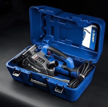 Штроборез сетевой ЗУБР ЗШ d 125 мм, кейс ЗШ-П30-1600 ПСТК