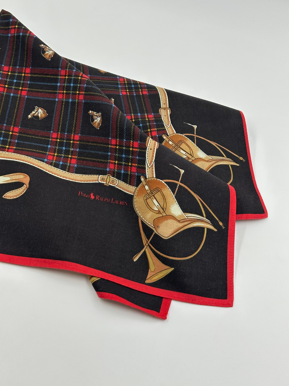 Платок чёрный Polo Ralph Lauren