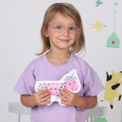 Игра-шнуровка «Веселые шнурочки». Единорог, сова, овечка