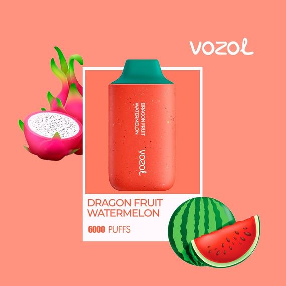 VOZOL STAR 6000 - Dragon Fruit Watermelon (5% nic)