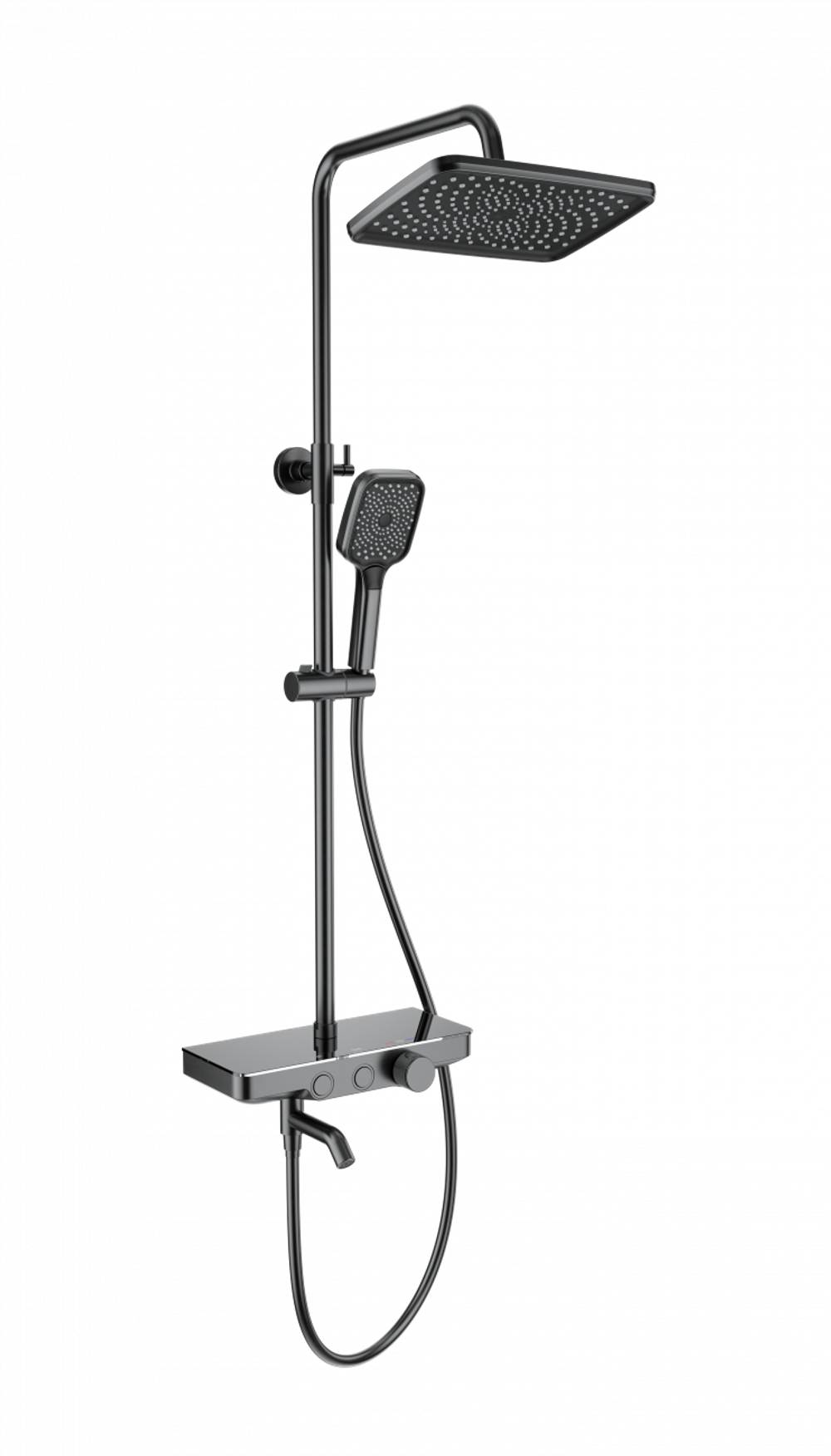 Душевая система с термостатом WONZON & WOGHAND, Темный графит (WW-B3099-A-BGG)