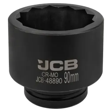 Головка ударная 1'', 90мм (12гр.) JCB JCB-48890
