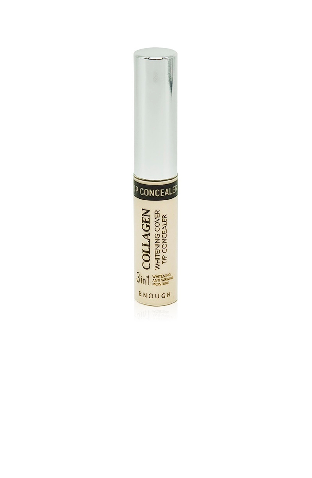 Консилер осветляющий ENOUGH Collagen Whitening Cover Tip Concealer 3in1 01 тон,6.5гр
