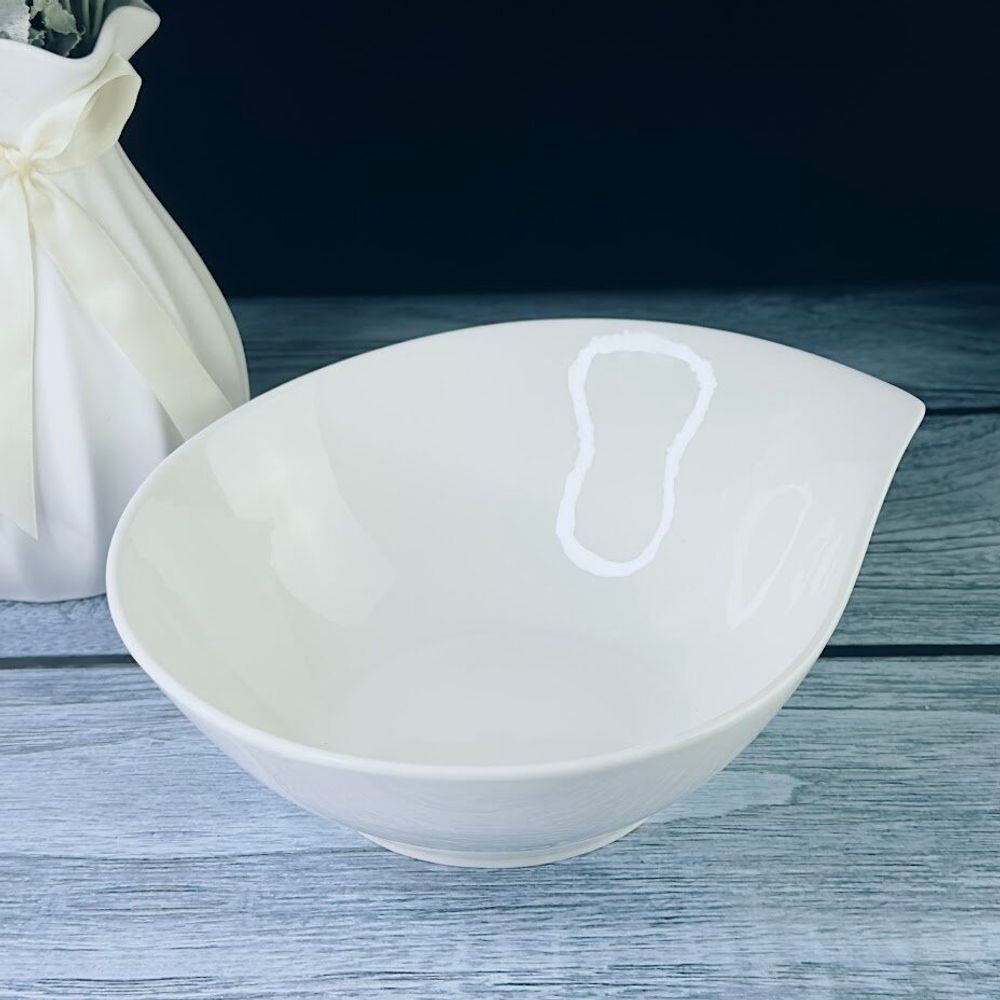 Lenardi 118-024 Салатник 23см BIANCO в под.уп.(х8)Фарфор