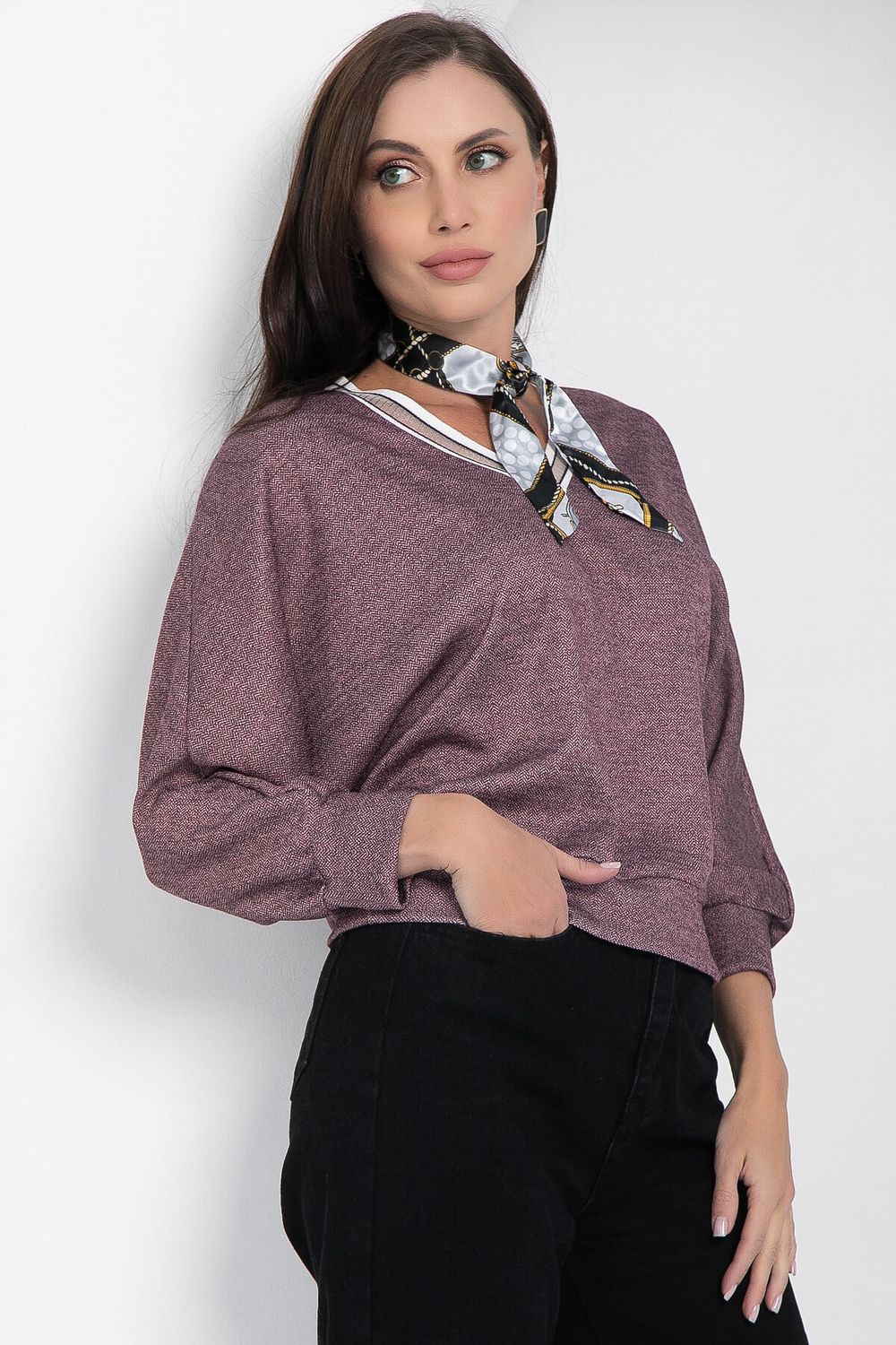 Джемпер Бери и беги (пыльная роза) Б12681-7 LT Collection