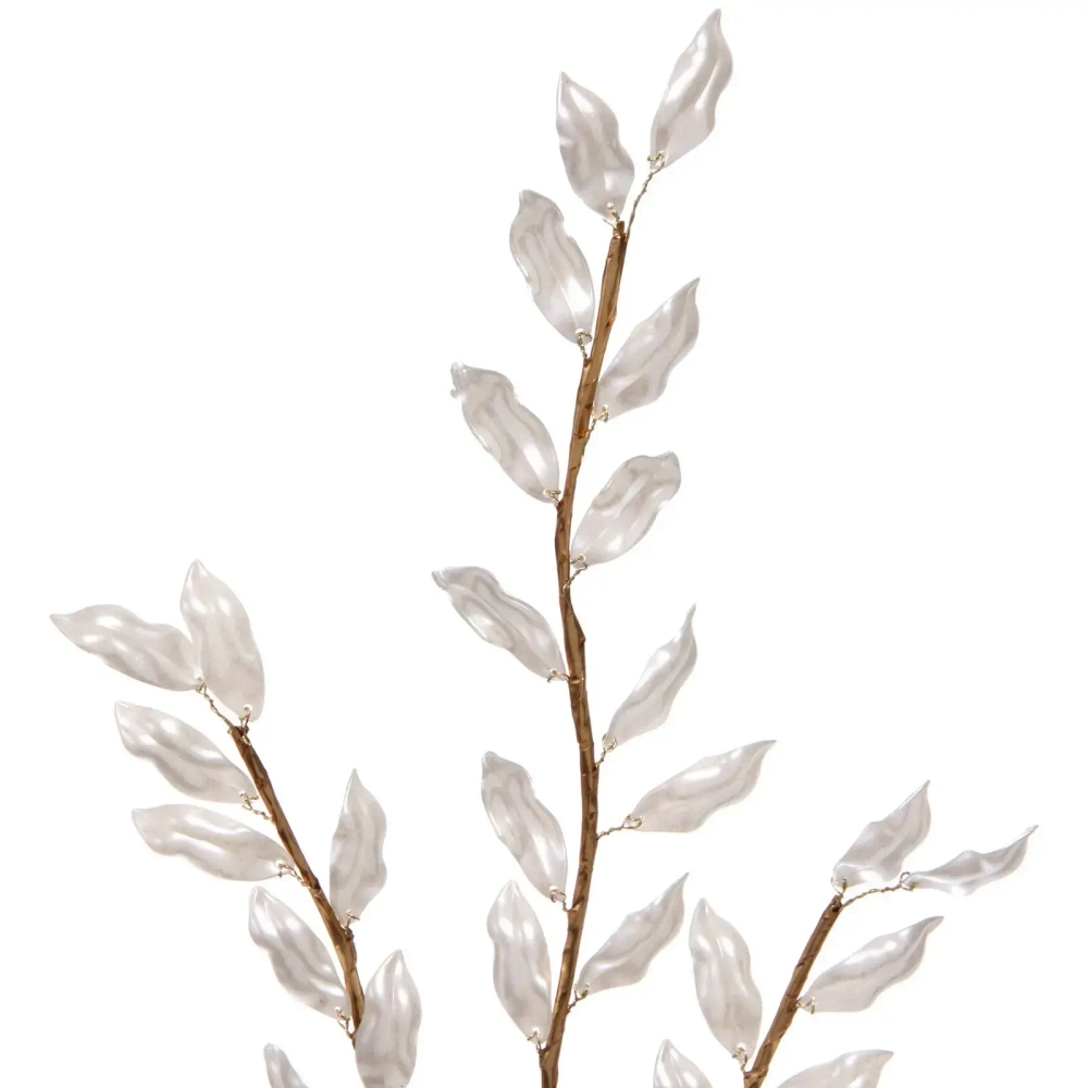 Ветка декоративная «Блеск камней» 63 см, Золото