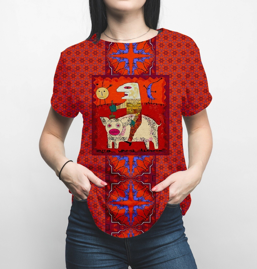 Футболка, по мотивам живописи Виктора Браунера