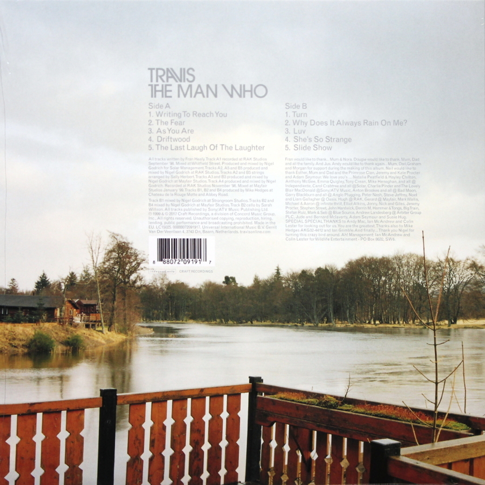 Travis / The Man Who (20th Anniversary Edition)(LP)