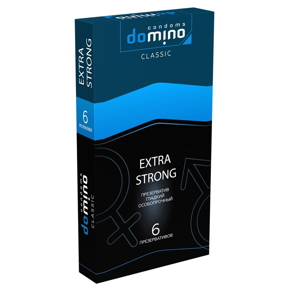 ПРЕЗЕРВАТИВЫ DOMINO CLASSIC EXTRA STRONG 6 штук