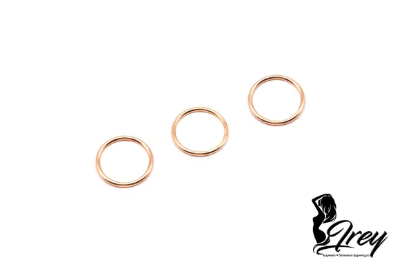 Кольцо Arta-F, 15 мм, металл, античное золото