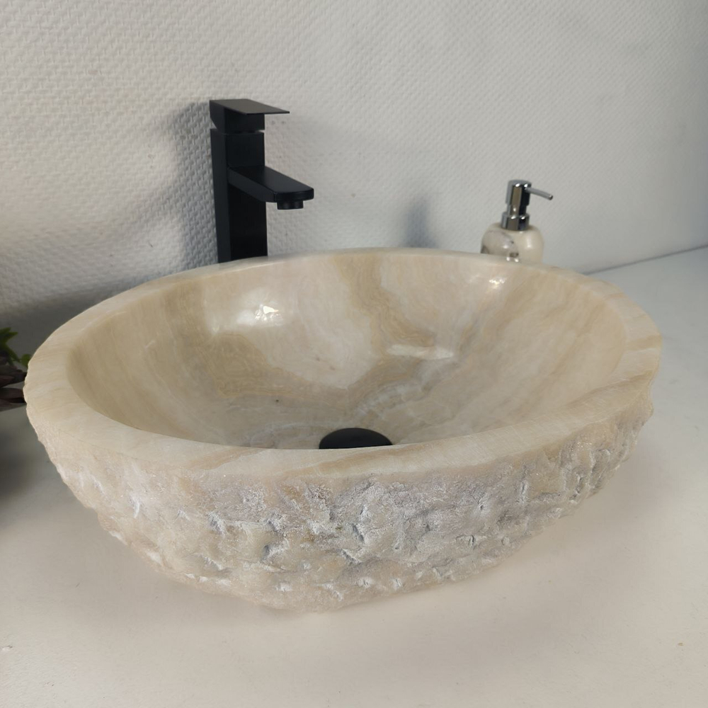 Раковина из оникса Erozy White EO-64265 51*41*15 0213