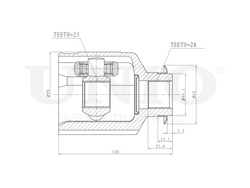 ШРУС внутренний правый UNIO CVJ-30130