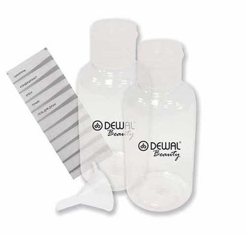 Дорожный набор баночек для путешествий (2пр) DEWAL BEAUTY DBTS2B