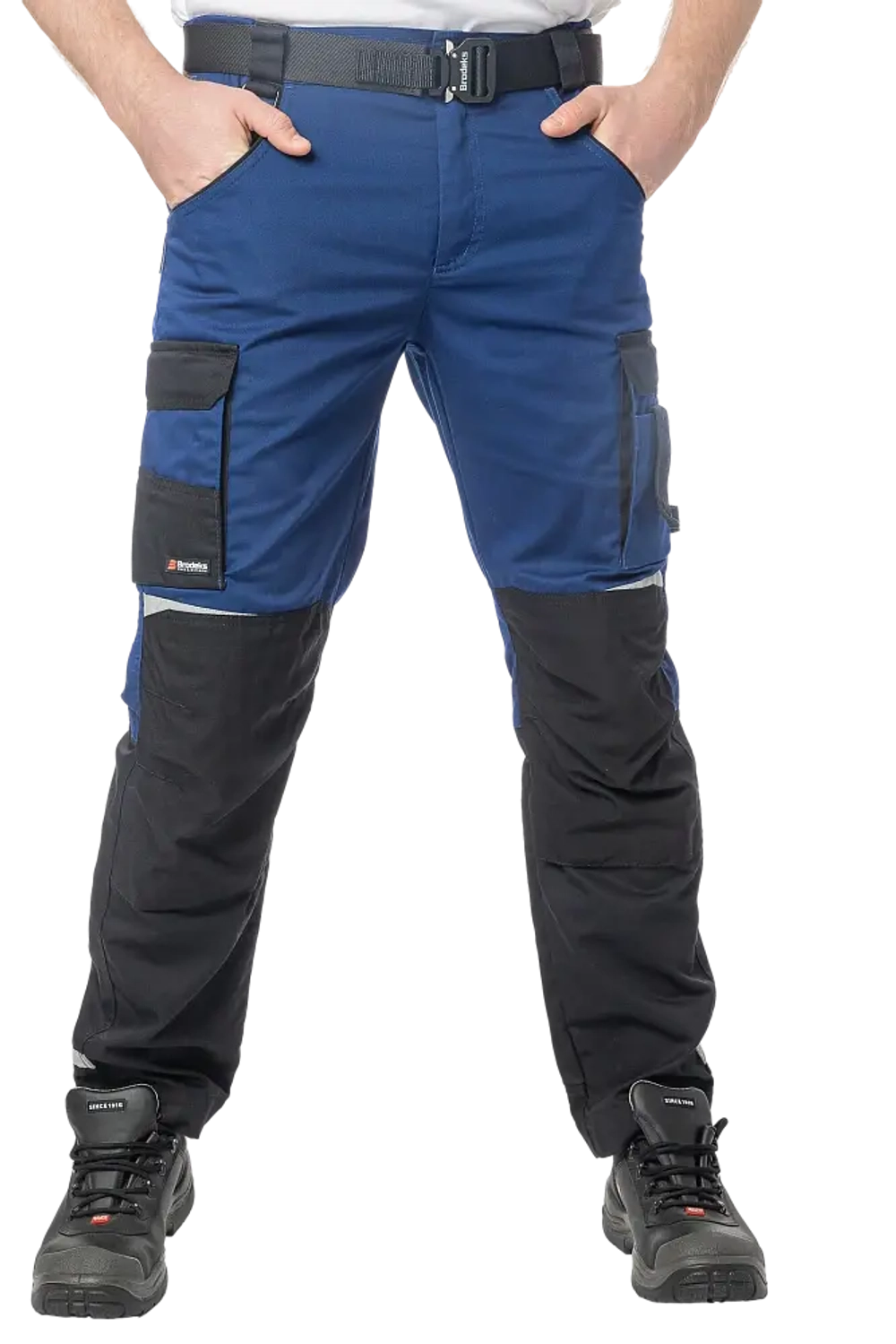 Брюки Brodeks KS302 , синий/черный (52)