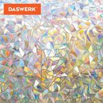 Пленка на окно самоклеящаяся статическая БЕЗ КЛЕЯ, солнцезащитная, 45х150 см, "Витраж", DASWERK, 607968