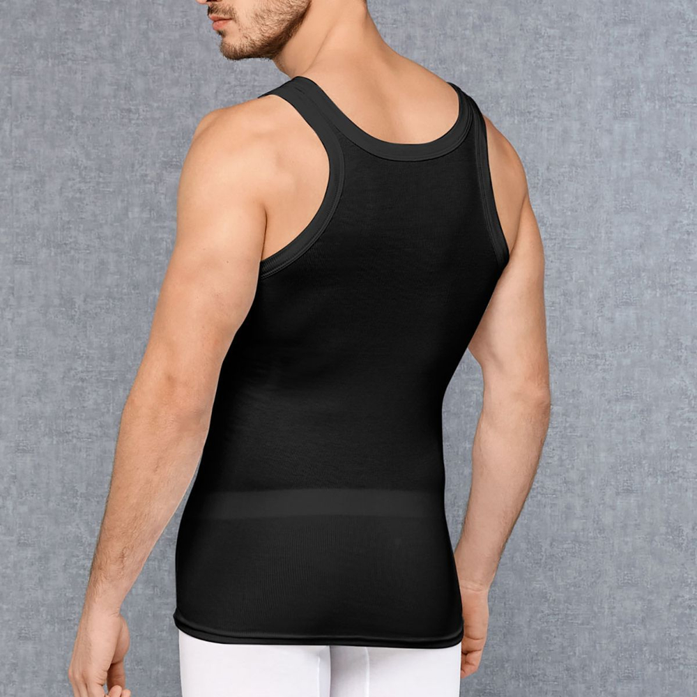 Классическая мужская майка Doreanse Ribbed Modal (Размер: L) (Цвет: темно-синий)