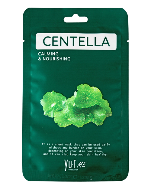 Yu.R Тканевая маска для лица с экстрактом центеллы азиатской - Me Centella Sheet Mask, 1 шт