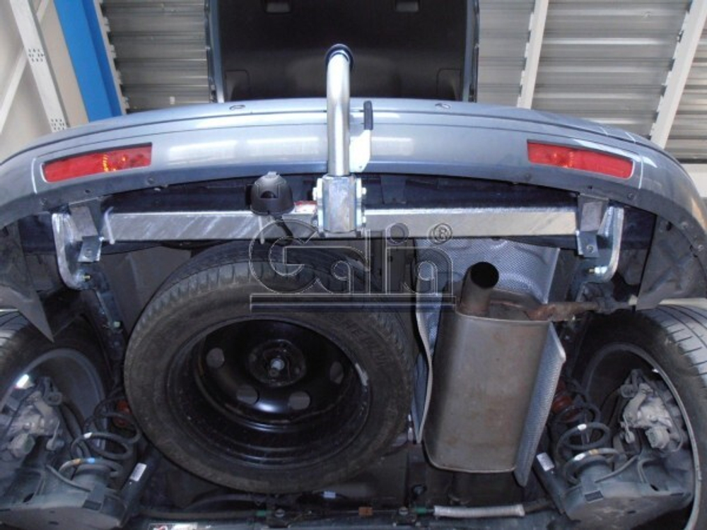 Фаркоп оцинкованный Galia C051A для Citroen C4 Picasso 2006-2013, Citroen C4 Grand Picasso 2006-2013, Peugeot 5008 2009-2017(паспорт и сертификат в комплекте)(без электрики)