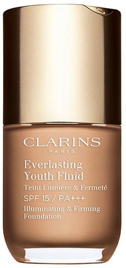 Clarins Everlasting Youth Fluid Foundation - Осветляющий тональный крем SPF 15, 30 ml