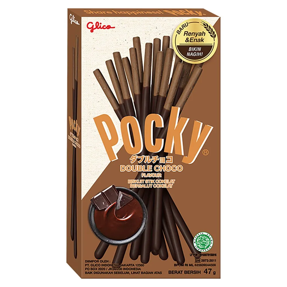 Палочки Поки / Pocky &quot;Двойной шоколад&quot; 47 г,