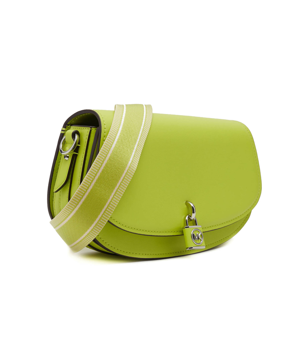 Кожаная сумка-мессенджер Michael Kors - лимонный(30S3SIMM8L)