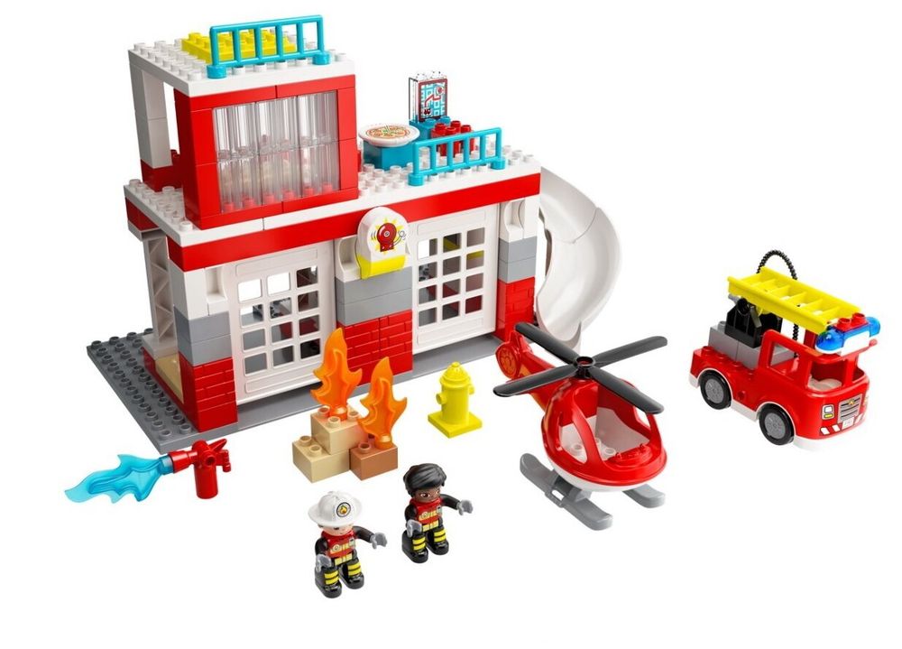 Конструктор LEGO DUPLO 10970 Пожарная часть и вертолёт