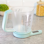 Весы кухонные электронные SA-6071BL, до 5кг, съемный кувшин 1200мл с мерной шкалой, цвет голубой