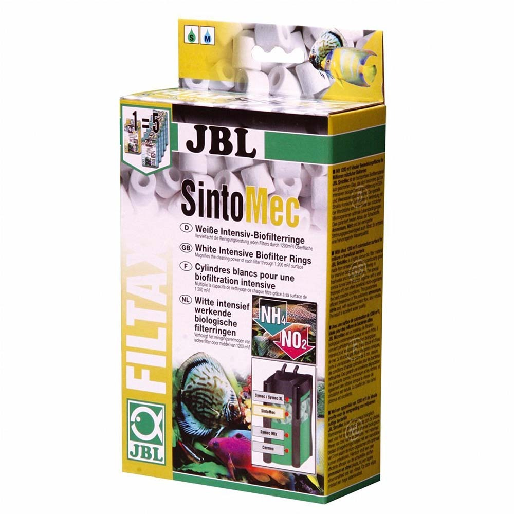 JBL SintoMec - наполнитель биологический (керамика) для фильтров, 450 г