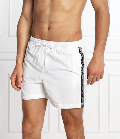 шорты для плавания Calvin Klein Swimwear - белый(KM0KM00741)