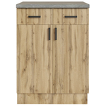 Стол разделочный 60 вотан (2 ящика) столешница бетон