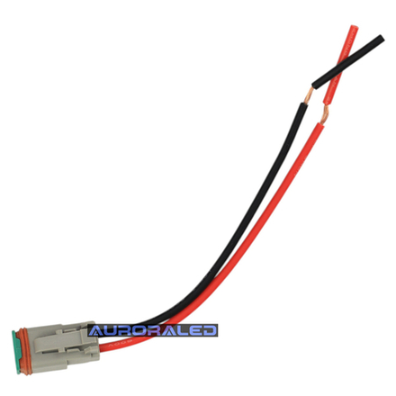 Разъем (папа) с проводами для балок 30"-50" без ДХО Aurora ALO-AW4.4