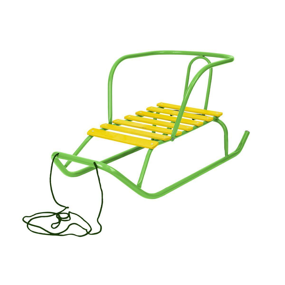 Санки "Ветерок №1" (без ручки) ярко-зеленый