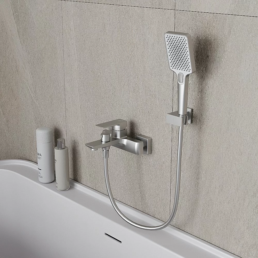 Смеитель для ванны Oliveeka D OL-639003A-BN никель брашированный