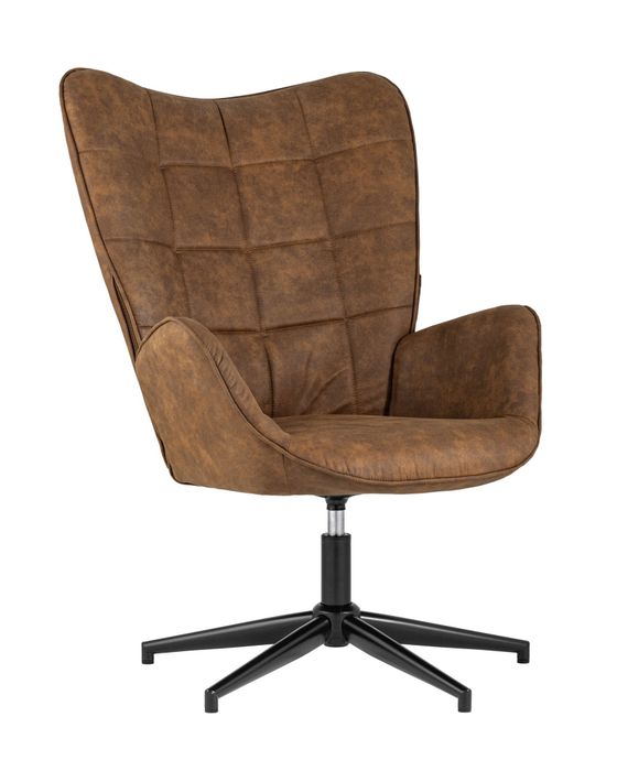 Кресло Ирис вращающееся коричневое Stool Group