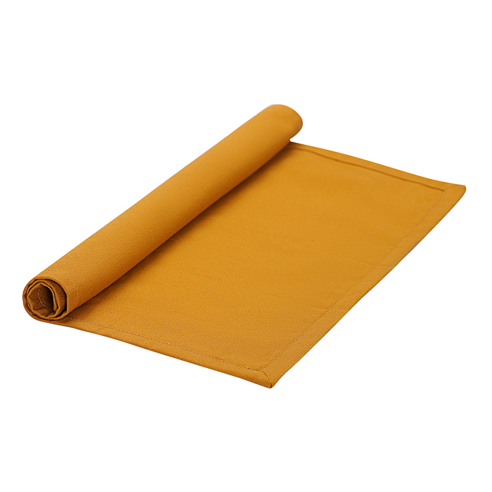 Набор из двух салфеток из хлопка цвета карри из коллекции essential, 45х45 см