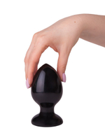 Черная анальная пробка MAGNUM 8 - 11,5 см. (Цвет: черный)