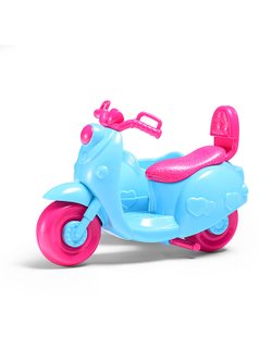 Кукла Леди байк с аксессуарами голубой (4608-1)