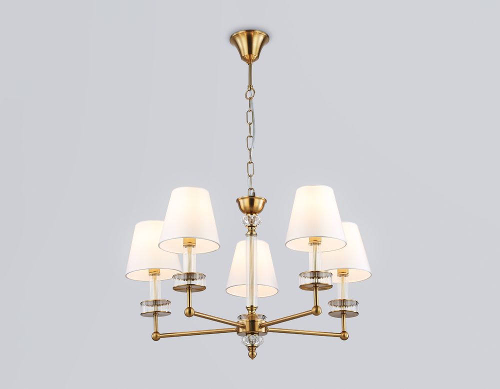 Ambrella Подвесная люстра с абажурами и хрусталем Classic LH71021