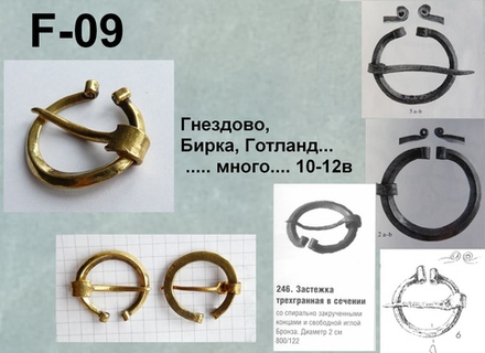 Фибула. Гнёздово 10 в.