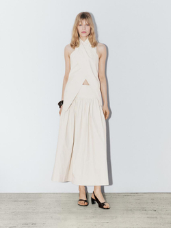 Massimo Dutti Топ из 100% льна - Studio, натуральный