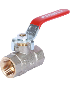 Кран шаровой полнопроходной внутренняя / внутренняя резьба, ручка рычаг Rommer 1/2*