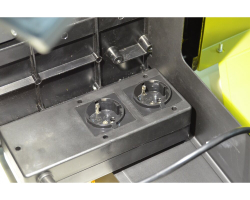 Стол Энкор Корвет 80 черный/желтый