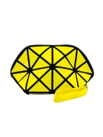 COSMETIC BAG - РОМБОВИДНАЯ КОСМЕТИЧКА ПЕНАЛ ЖЕЛТАЯ COSMETIC BAG YELLOW, 1 ШТ.