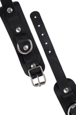 Черные мини-оковы со скруглёнными углами